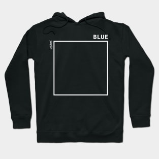 White and Blue Hoodie